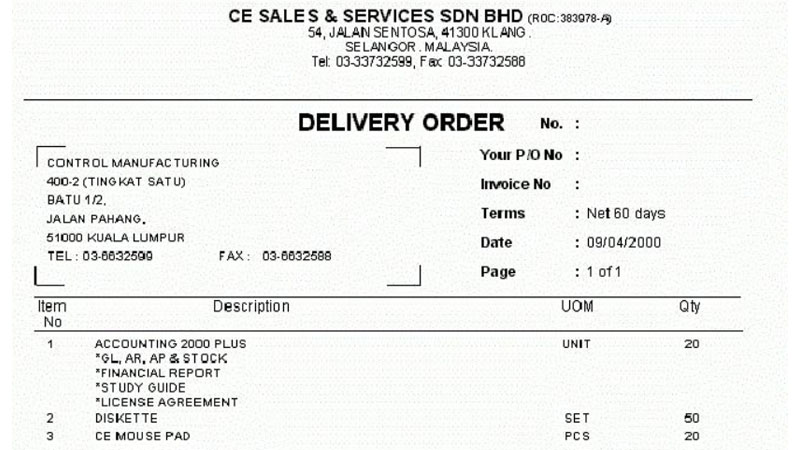 lệnh giao hàng hóa vận chuyển quốc tế là gì