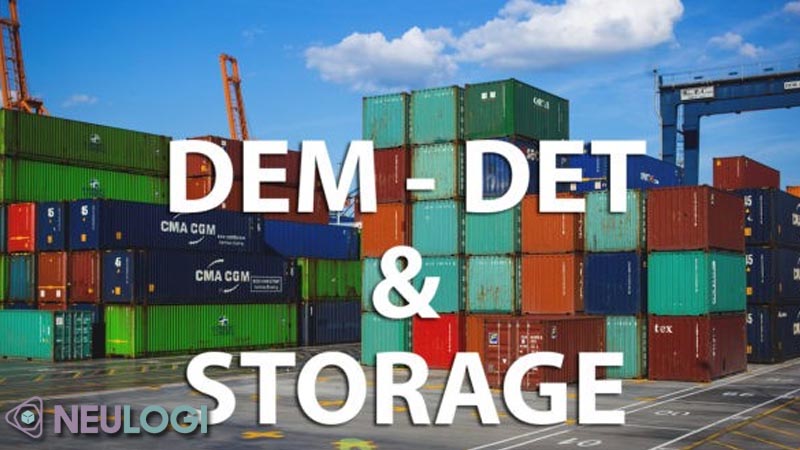DEM (Demurrage Charge) - Phí lưu container tại bãi cảng do hãng tàu thu