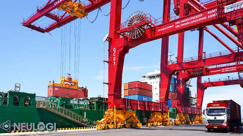 phát triển ưu thế của cảng chu lai trong vận tải hàng hóa xuất nhập khẩu