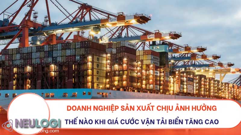 Bối cảnh giá cước vận chuyển đường biển đang gia tăng