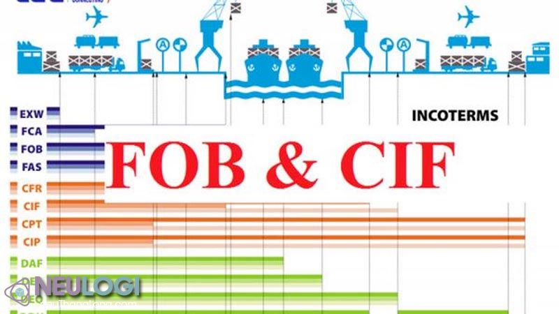 Phân biệt về chi phí và phạm vi trách nhiệm trong CIF và FOB